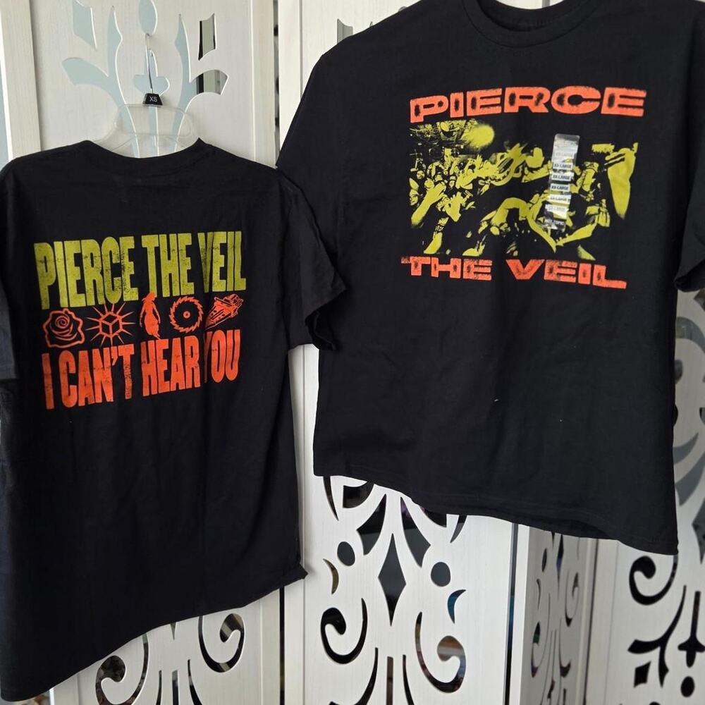 Pierce The Veil Graphic Band T-Shirt Size 2XL NWT Hot Topic Concert Tee New